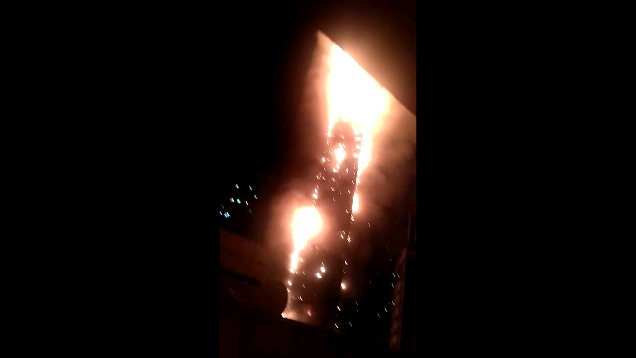 🔥sharjah building is on fire 🔥