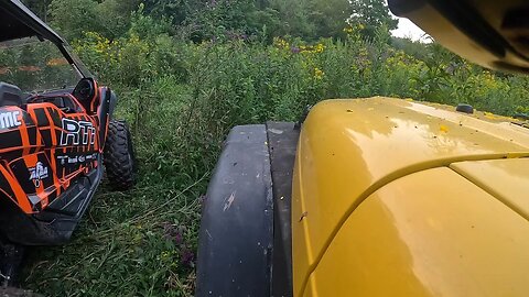 Jeep Wrangler Offroading with a Yamaha YXZ in Appalachia