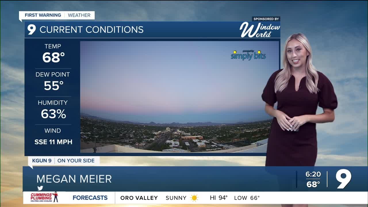 Slight cooling trend on the way