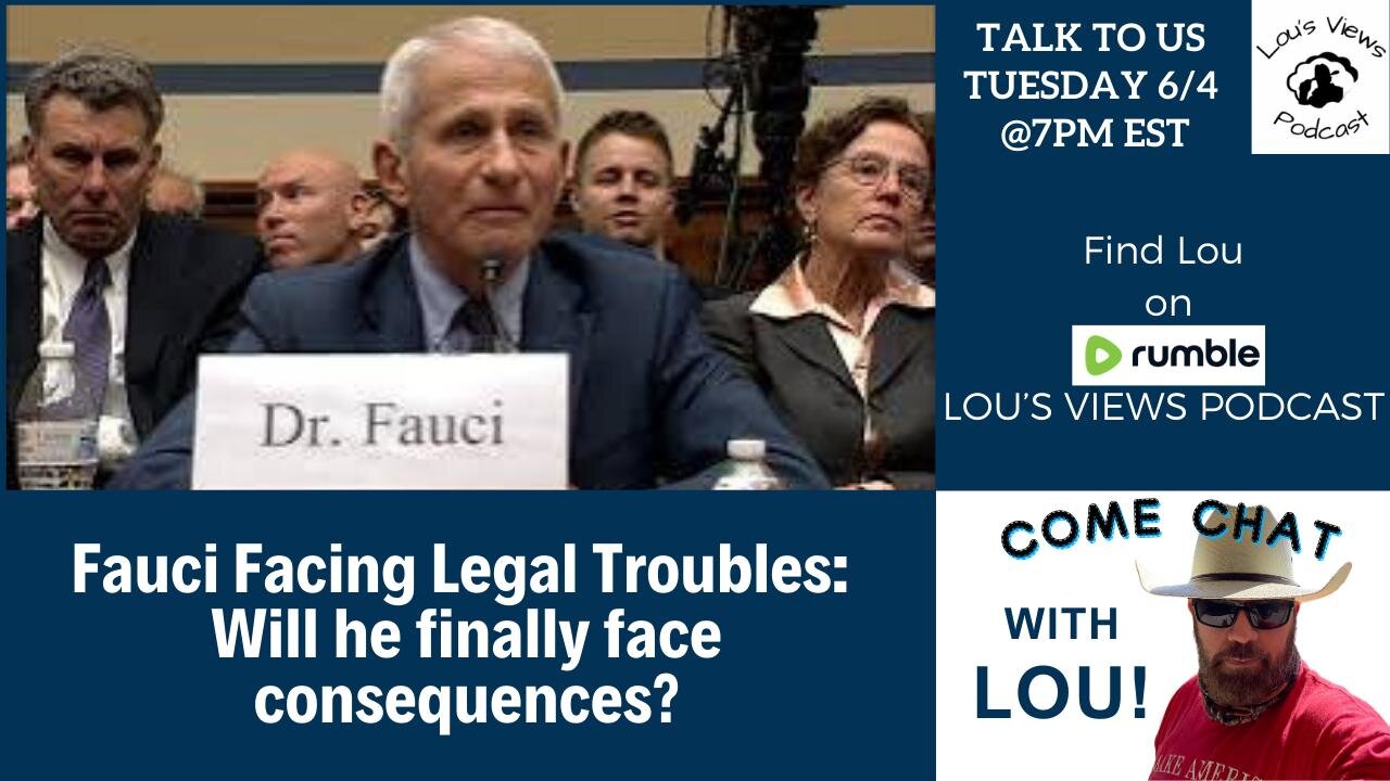 #86 - Fauci Facing Legal Troubles?