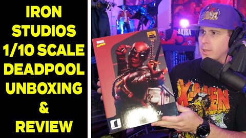 Iron Studios 1/10 Scale Deadpool Statue Unboxing & Review