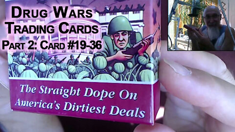 Drug Wars Trading Cards, 1991, Eclipse Comics: P2, Cards #19 to #36 [ASMR Reading, See Timestamps]