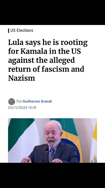 Democrats lost the House, Senate, electoral college, AND popular vote. Lula’s words didn’t age too well.