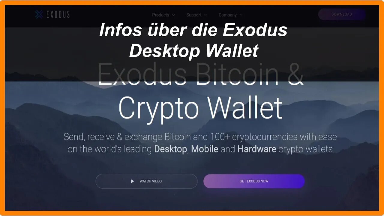 Informationen über die Exodus Desktop Wallet