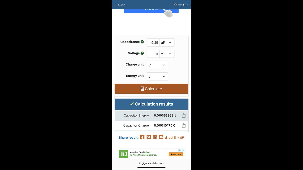 EPU 100% self run resonance energy calculation