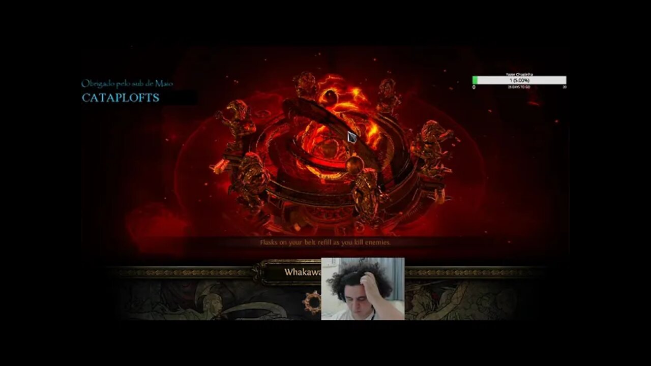 (POE)Começando os mapinha Burning Arrow build [Trecho da Live IV]