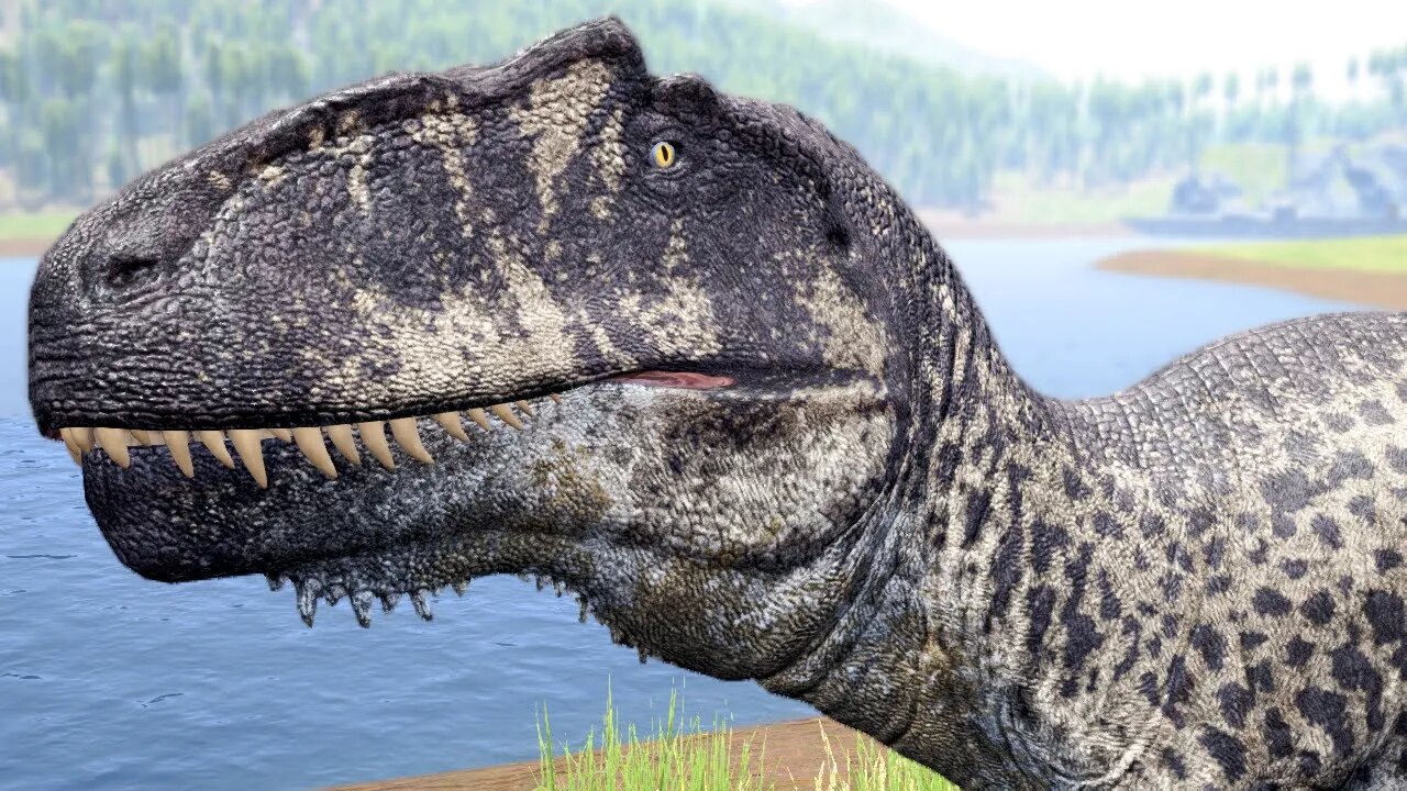 Não Deveria ter Chegado na Represa, Vida de Giganotossauro - The Isle