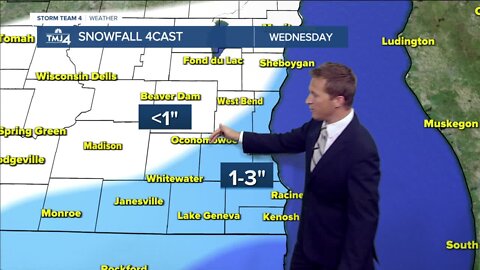 Winter Weather Advisory issued for SE Wisconsin on Wednesday