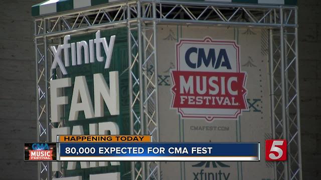 CMA Music Festival Gets Underway In Nashville