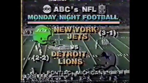 1982-12-06 New York Jets vs Detroit Lions