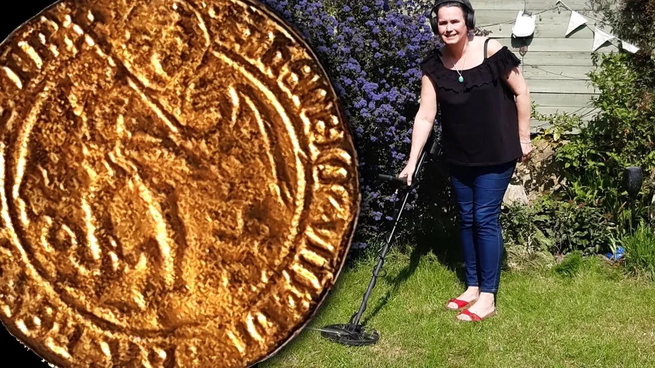 Isolated Mom Finds 500 Year Old Gold Coin Metal Detecting!