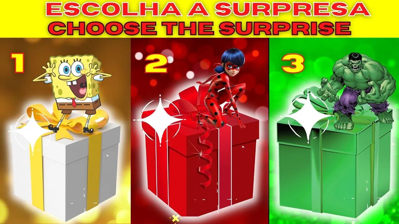 ESCOLHA O SEU PRESENTE 🎁🎁CHOOSE YOUR GIFT 🎁🎁 ELIGE TU REGALO 🎁🎁 | 🚫NÃO ESCOLHA O ERRADO 🚫