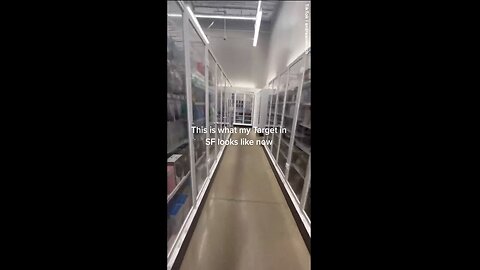 Target store locks its entire product range behind security glass & Sister reveals her dream