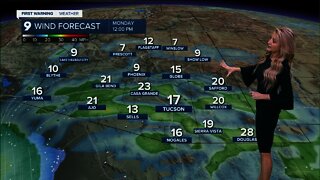 A breezy start to the work week