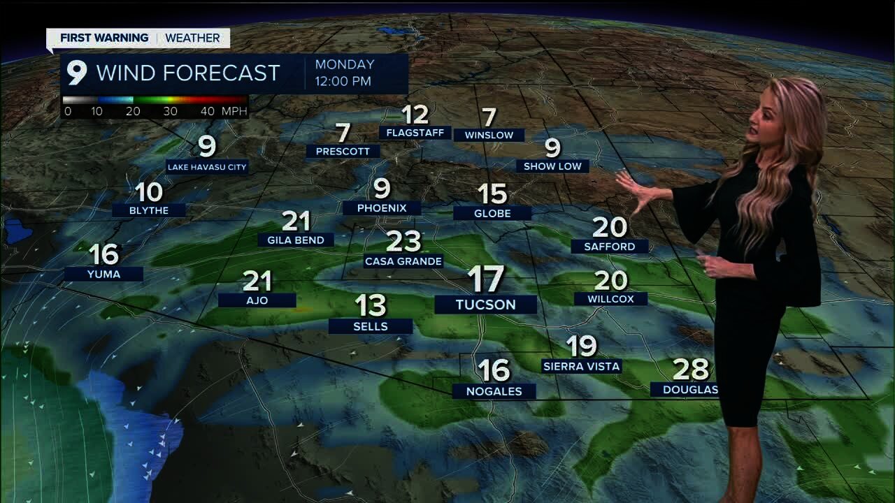 A breezy start to the work week