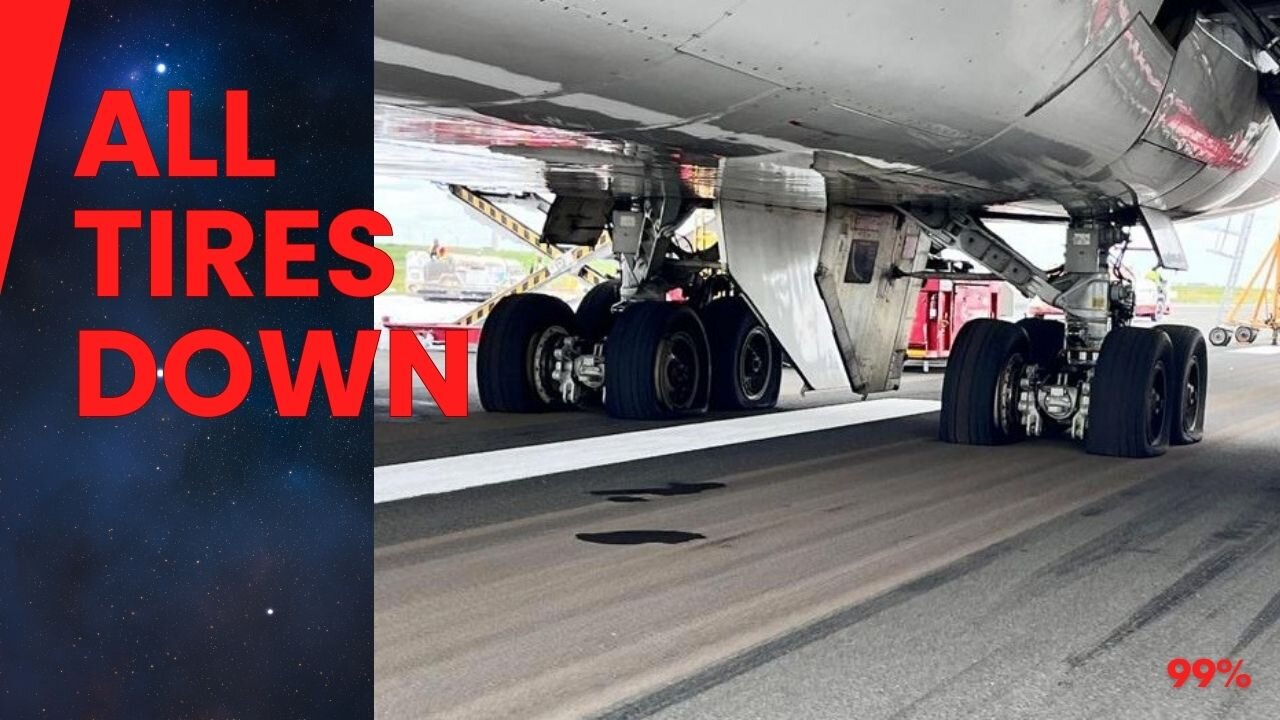 747's Harrowing Descent: Lands Safely Despite Blown Tires