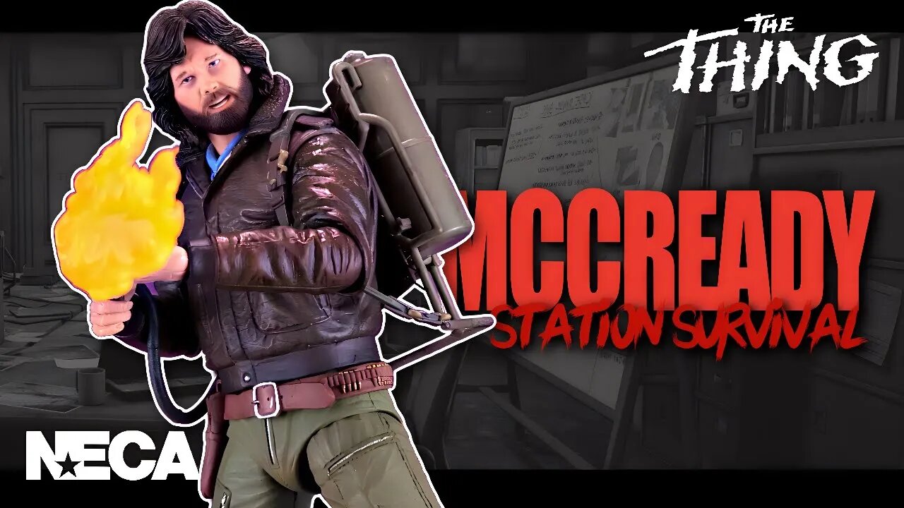 NECA The Thing Ultimate Macready Version 2 Station Survival Figure @The Review Spot