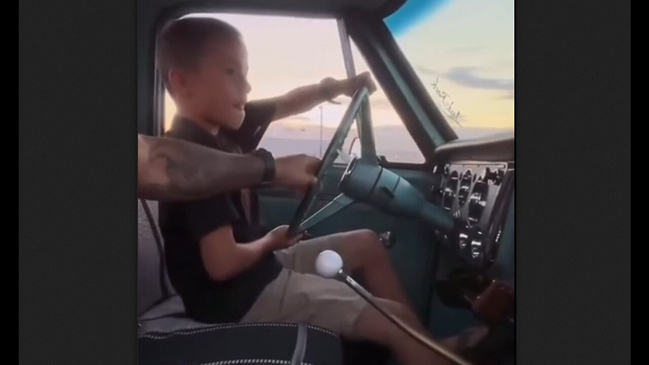 Dad Teaches His Son To Drive A Truck With Four On The Floor - HaloRock