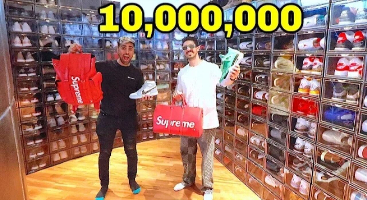 $10,000,000 Mansion WITH 500 SHOES