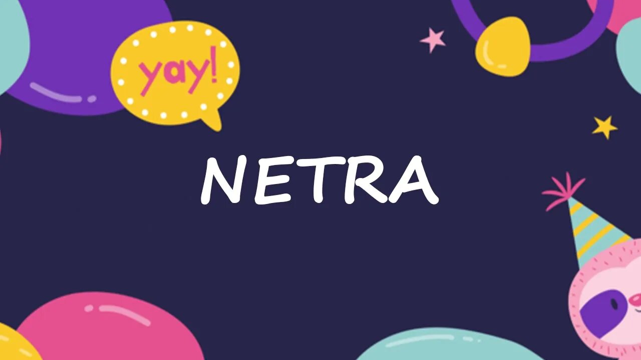 Happy Birthday to Netra - Birthday Wish From Birthday Bash