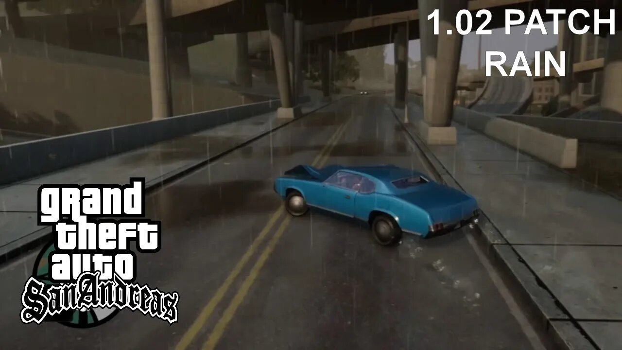 RAIN Fixed? - 1.02 PATCH Grand Theft Auto San Andreas: The Definitive Edition (PS4)