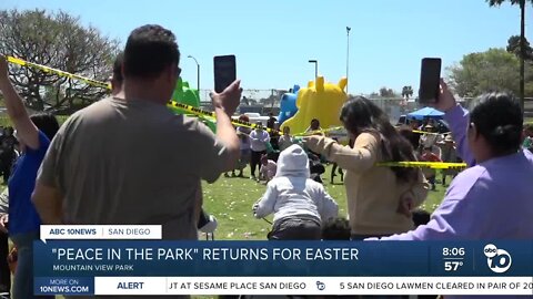 San Diego Police Department brings back 'Peace in the Park' for Easter weekend