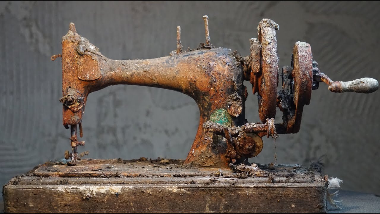 Antique 1894 SINGER Sewing Machine Restoration