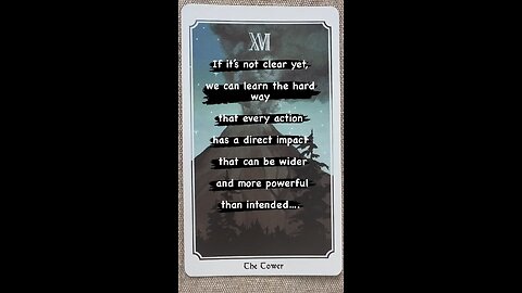 MEDITATION #impact #rumble #structure #influence #destabilization #tarot #tarotary #dailycard