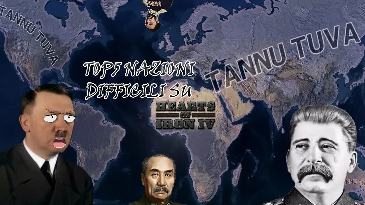 Top 5 Nazioni più difficili da giocare su Hearts of Iron 4 [ITA]