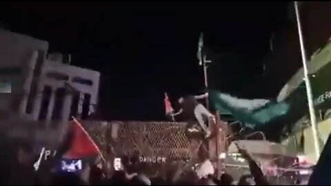 Mob Of Hamas Supporters Outside US Embassy In Lebanon