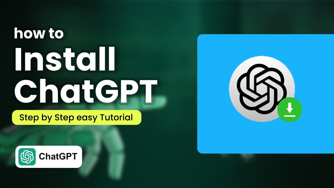 💬 How to Install ChatGPT 🚀🔌