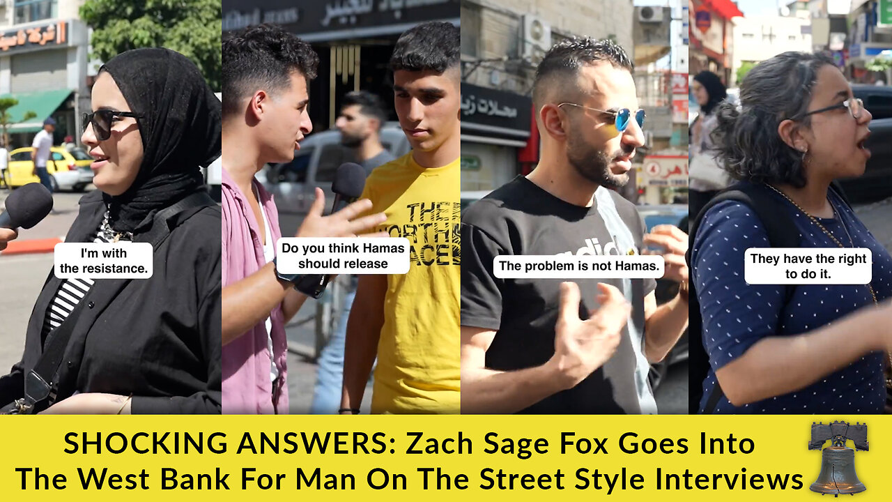 SHOCKING ANSWERS: Zach Sage Fox Goes Into The West Bank For Man On The Street Style Interviews