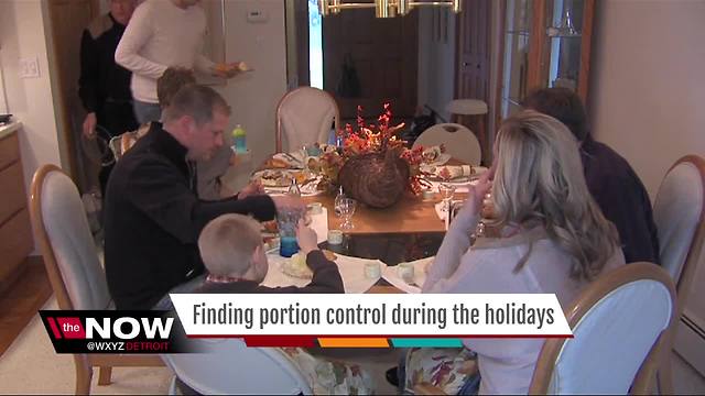 Want to avoid putting on pounds this holiday season? Try portion control