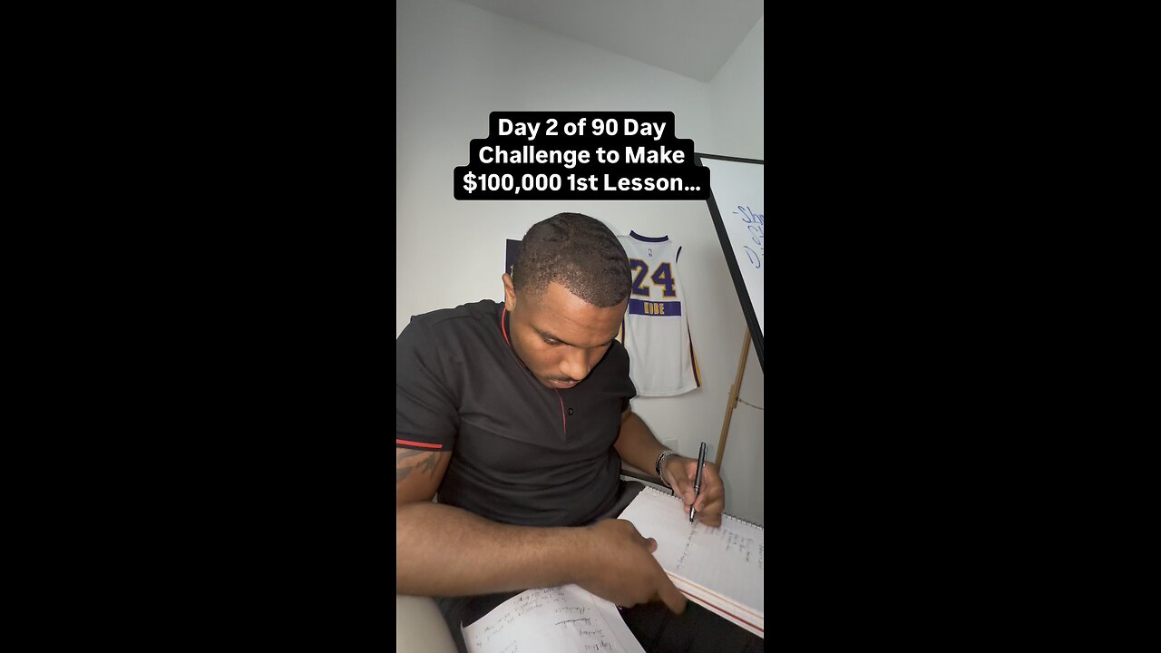 Day 2 of 90 Day challenge to make $100k.