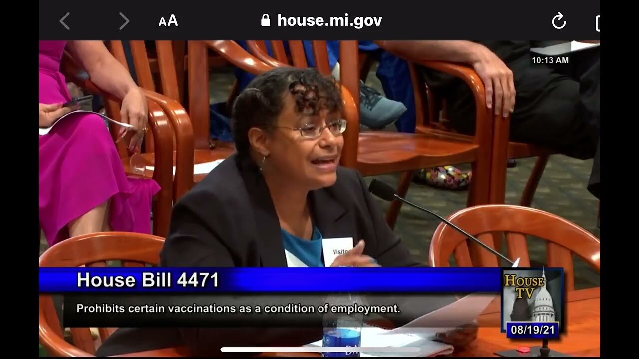 Dr. Christina Parks Testimony for Michigan HB4471 08.19.21