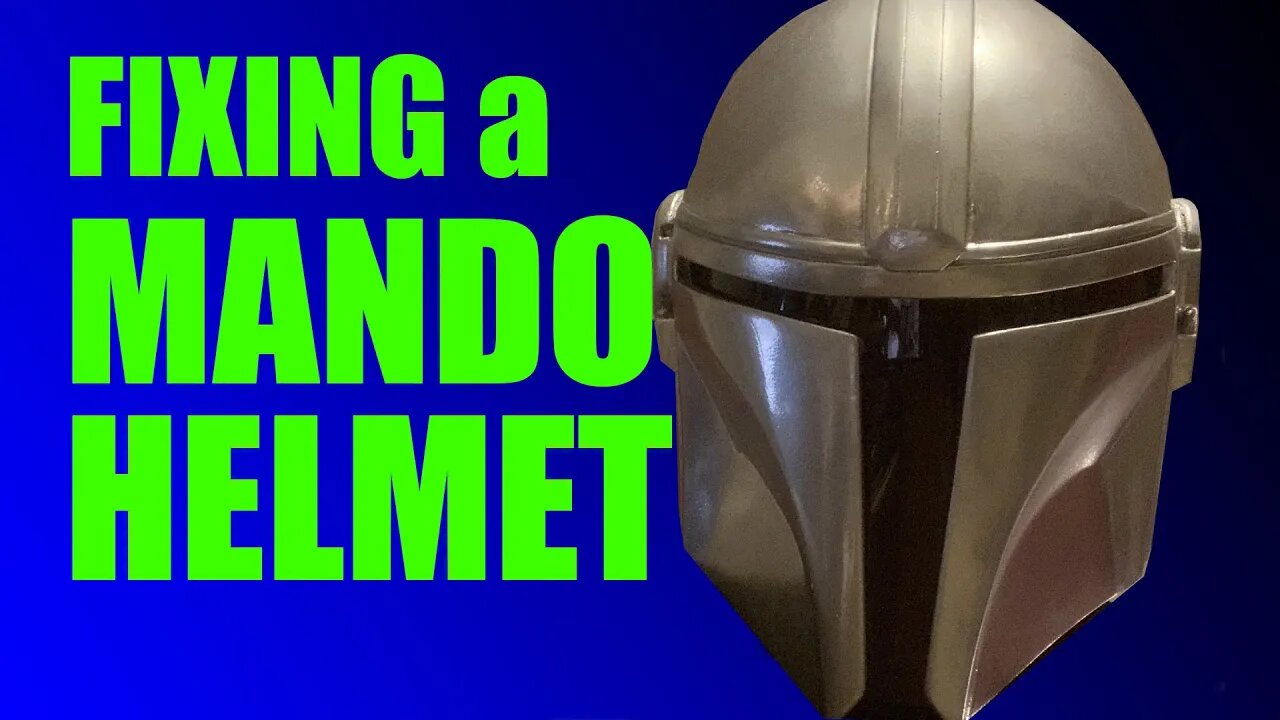 Cosplay Works - Repairing My Mando Helmet