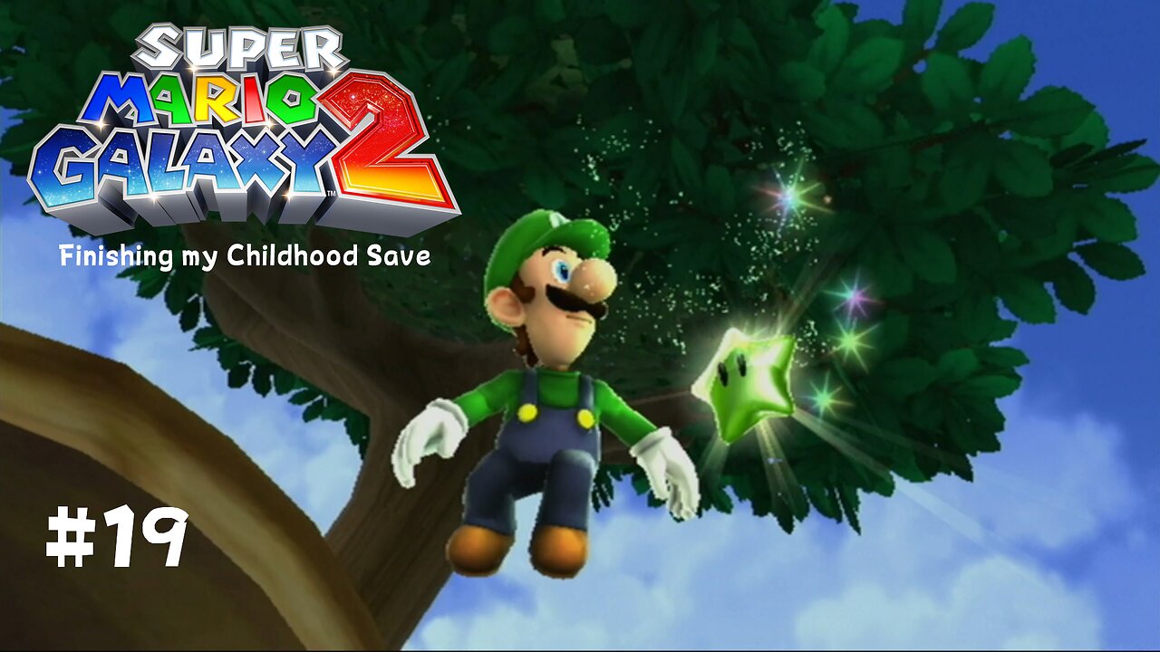 Super Mario Galaxy 2: Finishing my Childhood Save - Part 19: World 3 Green Stars