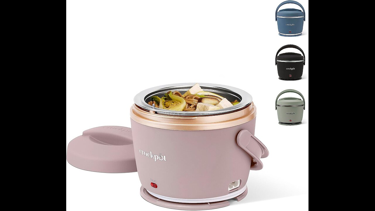 Crock Pot Electric Lunch Box Portable Food Warmer