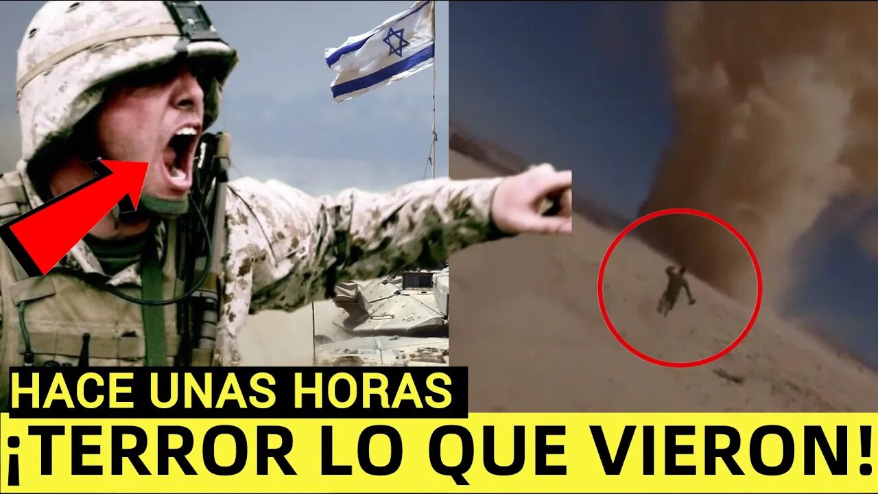 EL TORNADO DE DIOS APARECE EN UN CAMPAMENTO DE SOLDADOS ISRAELÍES EN EJERCICIOS MILITARES