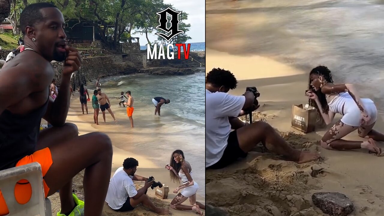 Safaree Is Too Funny Imitating Winnie Harlow During Her Jamaican Photoshoot! 😂