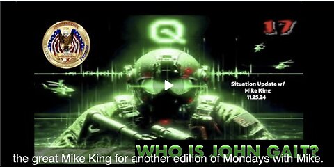 PATRIOT UNDERGROUND W/ SITUATION UPDATE W/ MIKE KING. Q DROPS & CURRENT COMMS DECODE. JGANON, SGANON