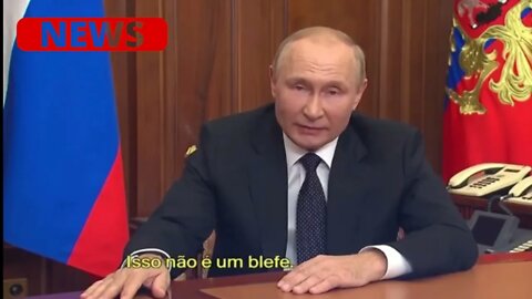 Putin convoca 300 mil reservistas e faz ameaça nuclear{NÃO É UM BLEFE } Diz Vladimir Putin