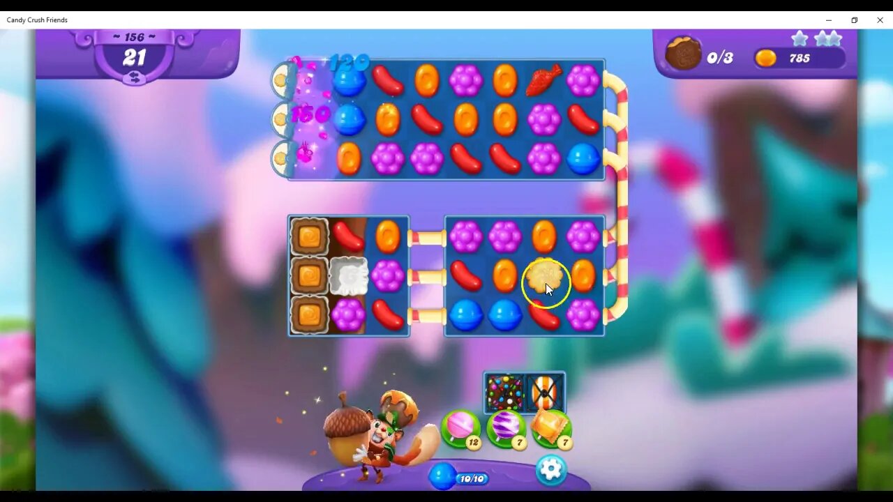 FRIENDS Level 156 Audio Talkthrough, Candy Crush Friends Saga, 25 Moves 0 Boosters