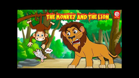 The Monkey And The Lion | English Moral Story |