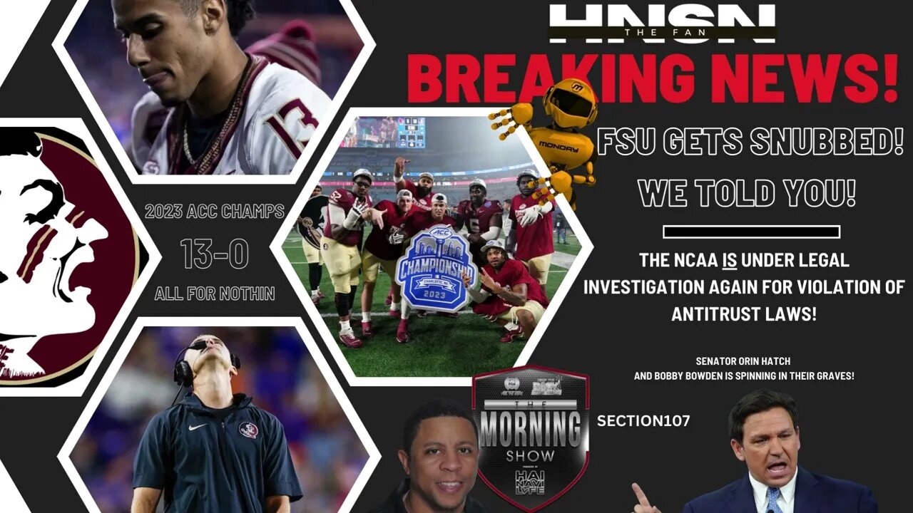 HNSN REACTION! FSU GETS SNUBBED! WE TOLD YOU!