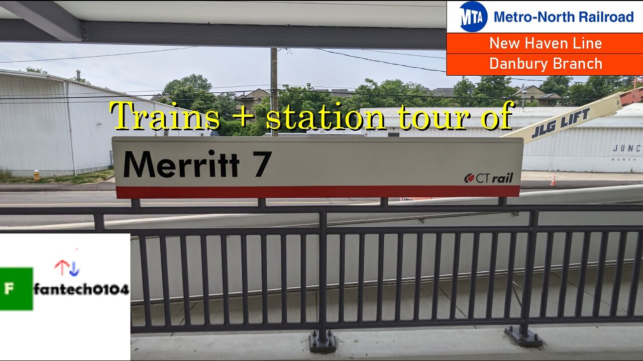 A tour of the brand new Merritt 7 Railroad Station. Featuring Danbury Branch trains