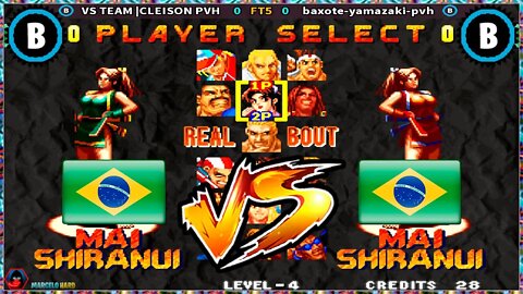 Real Bout Fatal Fury (VS TEAM |CLEISON PVH Vs. baxote-yamazaki-pvh) [Brazil Vs. Brazil]