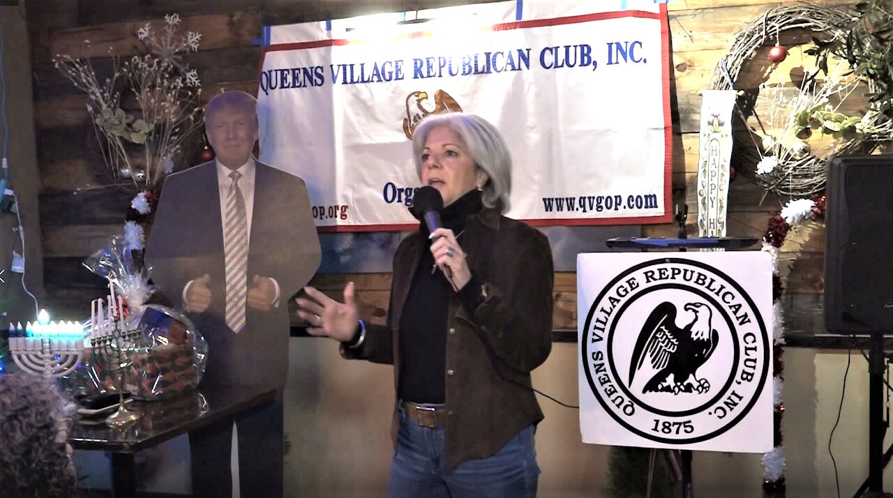 Councilwoman-Elect Vickie Paladino speaks at QVGOP Club