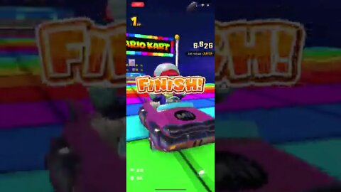 Mario Kart Tour - Plaid Ribbon Gameplay (Amsterdam Tour Gift Reward Glider)