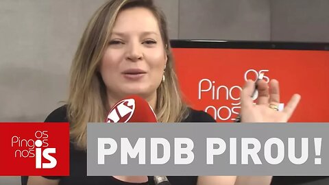 Joice: Temer candidato à presidência? PMDB pirou!